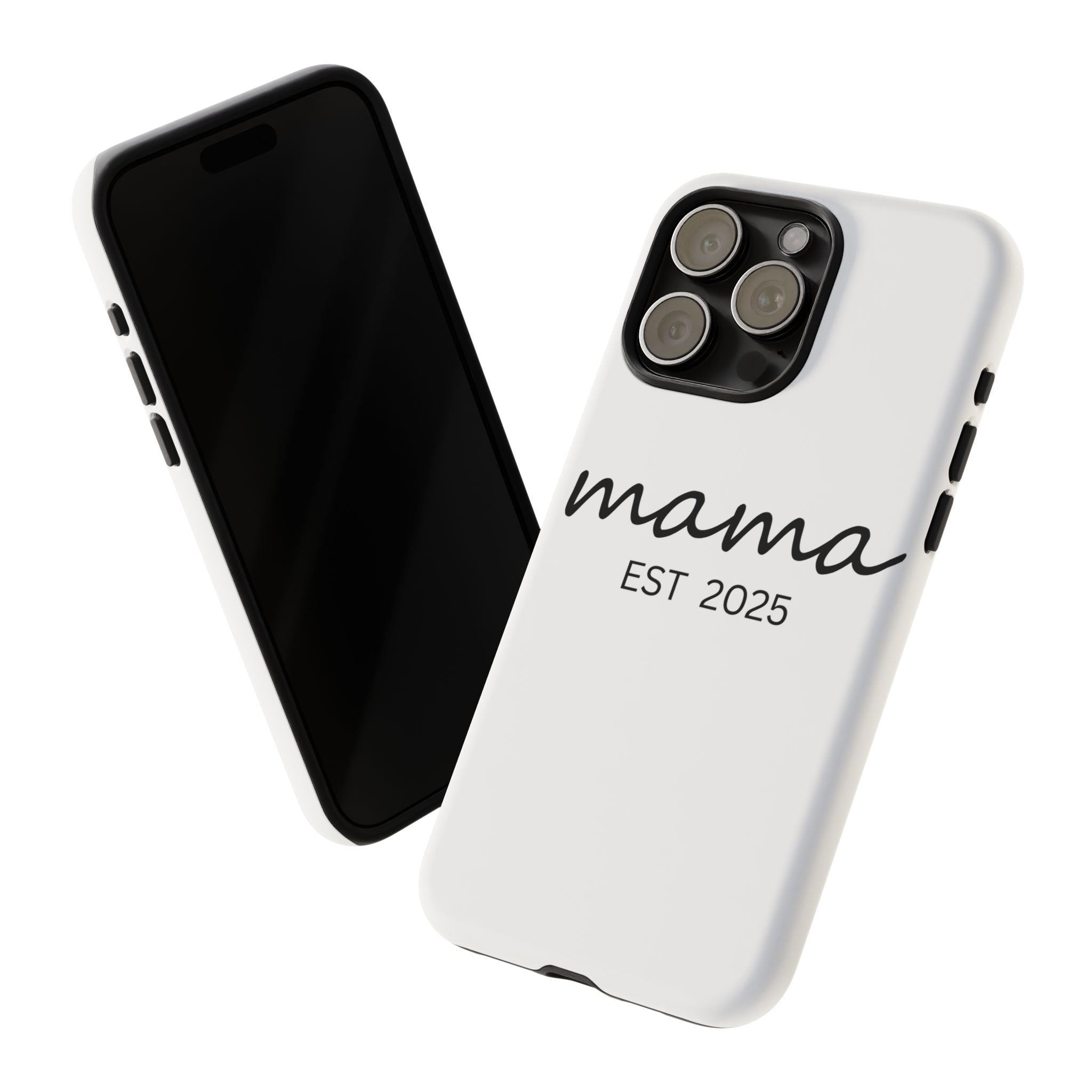 Personalized Mama Phone Case, Gift for New Moms, Custom iPhone Cover, Baby Shower Gift, Est 2025 Case