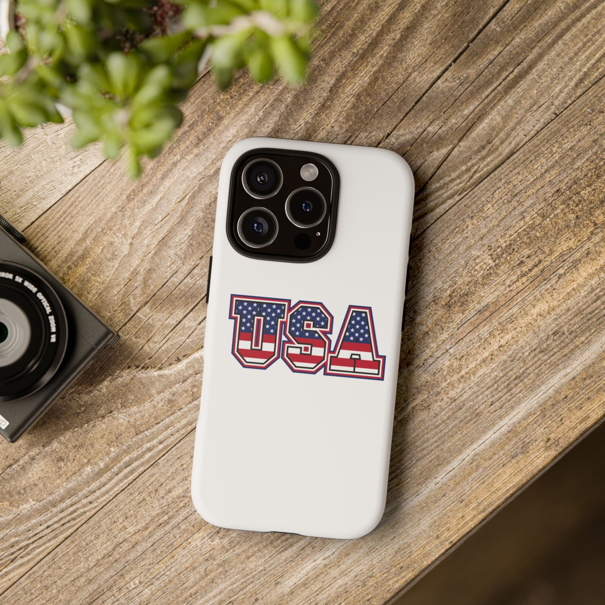USA Flag Tough Phone Case, Patriotic Phone Cover, Independence Day Gift, Home Decor, American Spirit, Ideal for USA Lovers