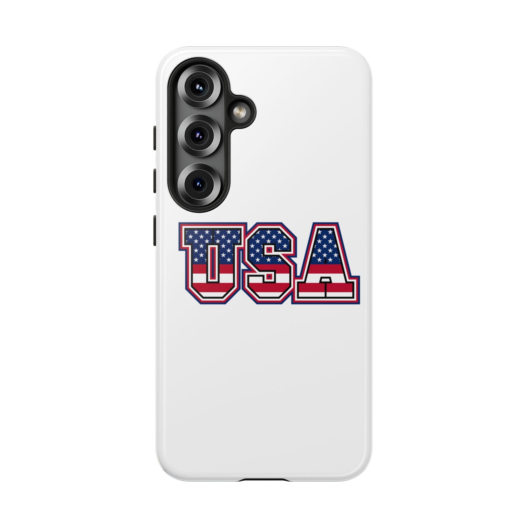 USA Flag Tough Phone Case, Patriotic Phone Cover, Independence Day Gift, Home Decor, American Spirit, Ideal for USA Lovers