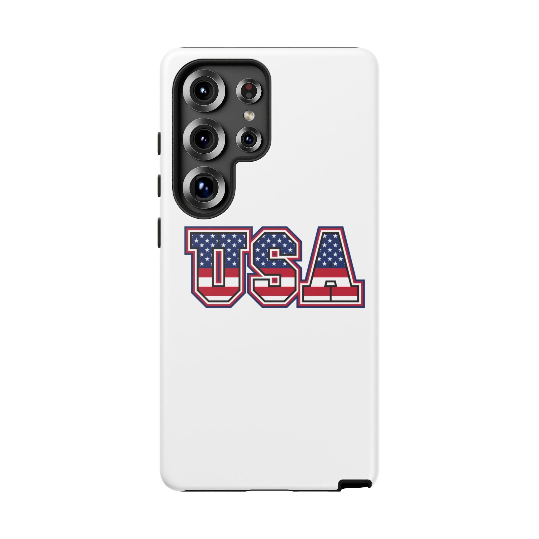 USA Flag Tough Phone Case, Patriotic Phone Cover, Independence Day Gift, Home Decor, American Spirit, Ideal for USA Lovers