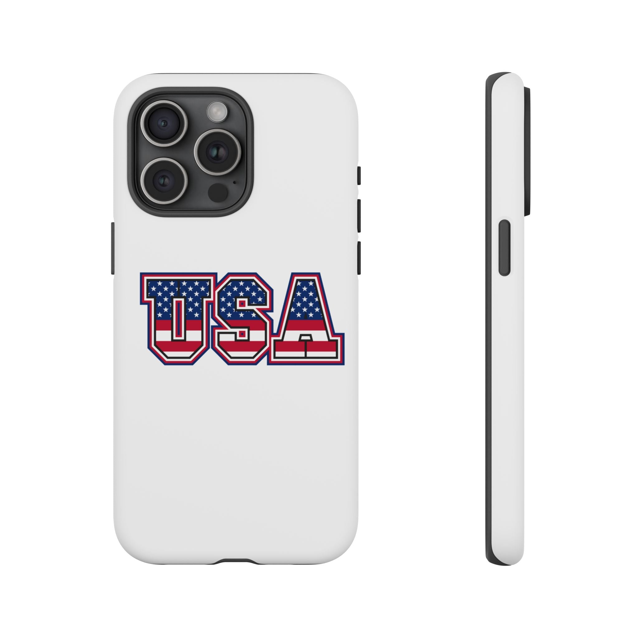 USA Flag Tough Phone Case, Patriotic Phone Cover, Independence Day Gift, Home Decor, American Spirit, Ideal for USA Lovers