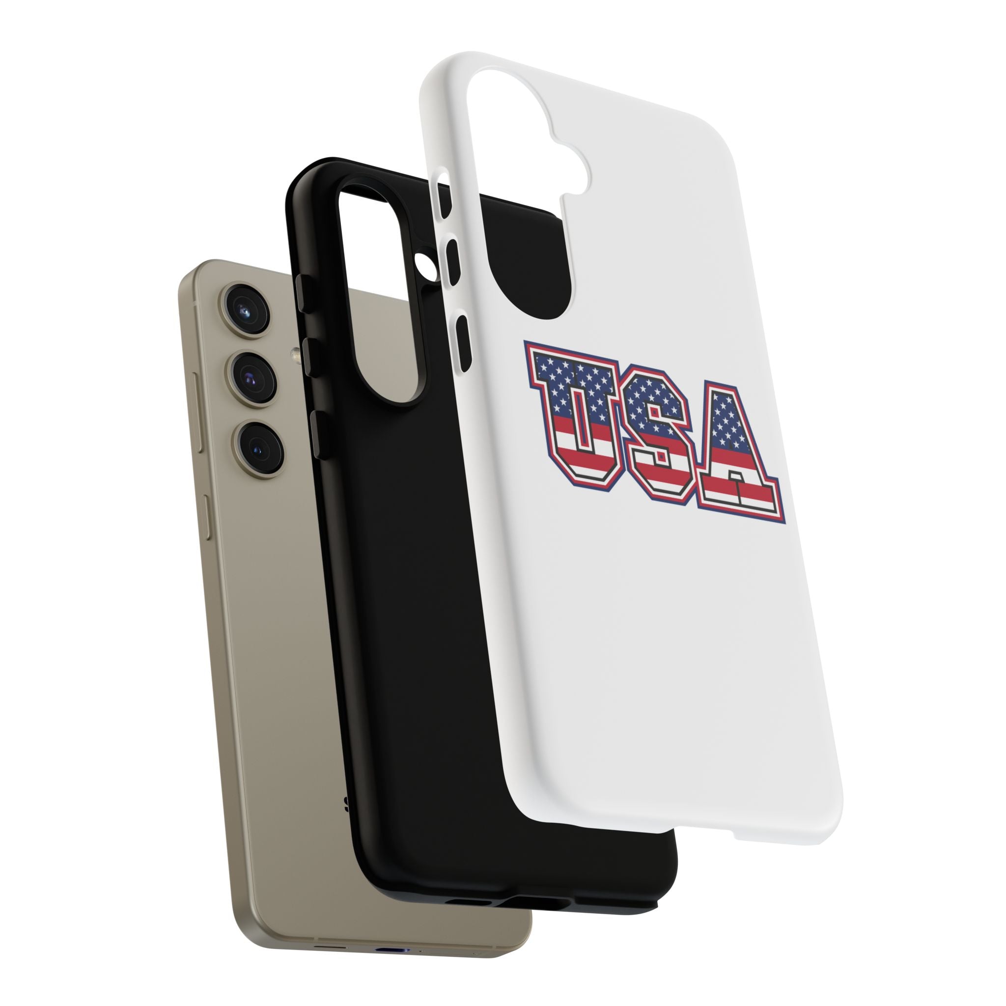 USA Flag Tough Phone Case, Patriotic Phone Cover, Independence Day Gift, Home Decor, American Spirit, Ideal for USA Lovers