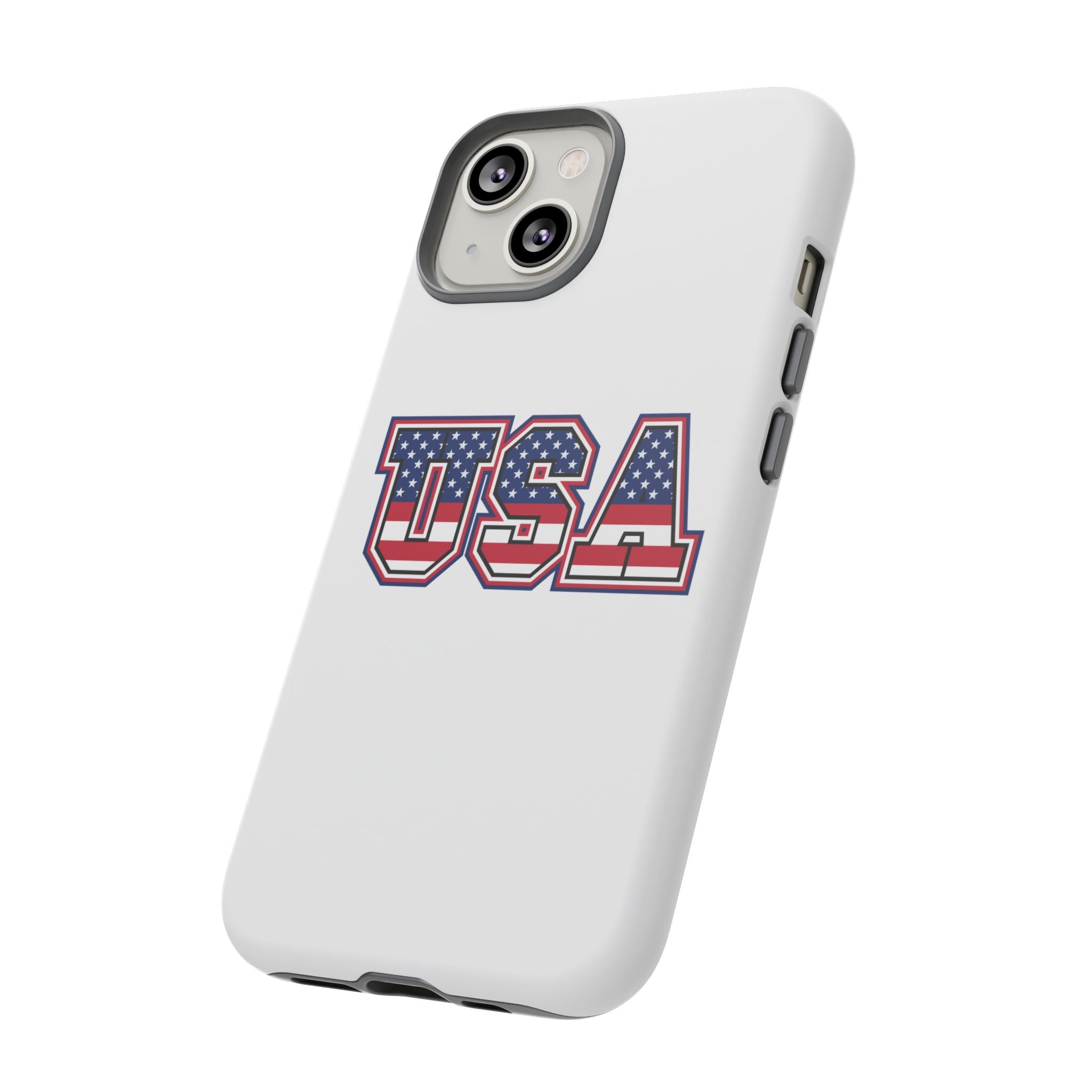 USA Flag Tough Phone Case, Patriotic Phone Cover, Independence Day Gift, Home Decor, American Spirit, Ideal for USA Lovers