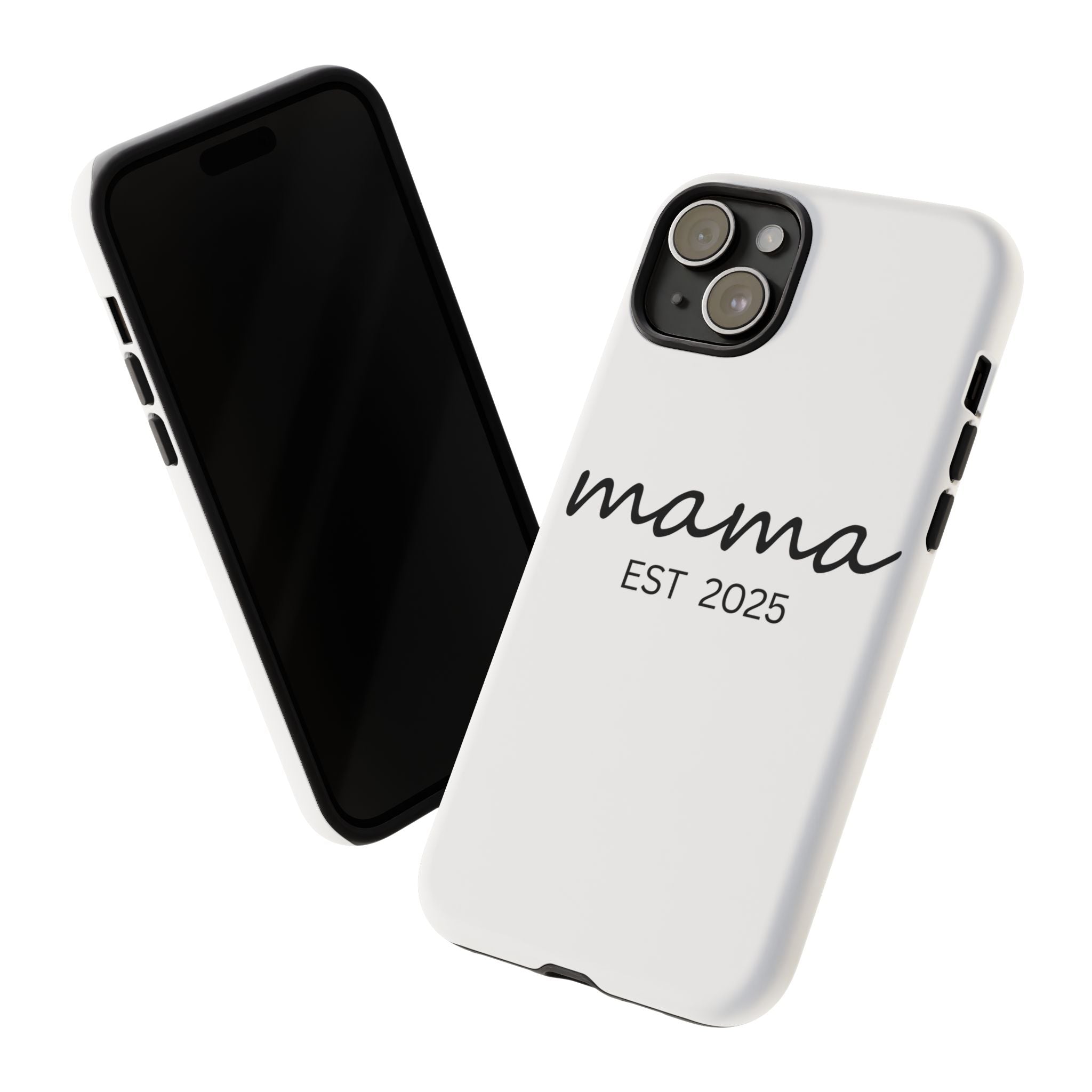 Personalized Mama Phone Case, Gift for New Moms, Custom iPhone Cover, Baby Shower Gift, Est 2025 Case