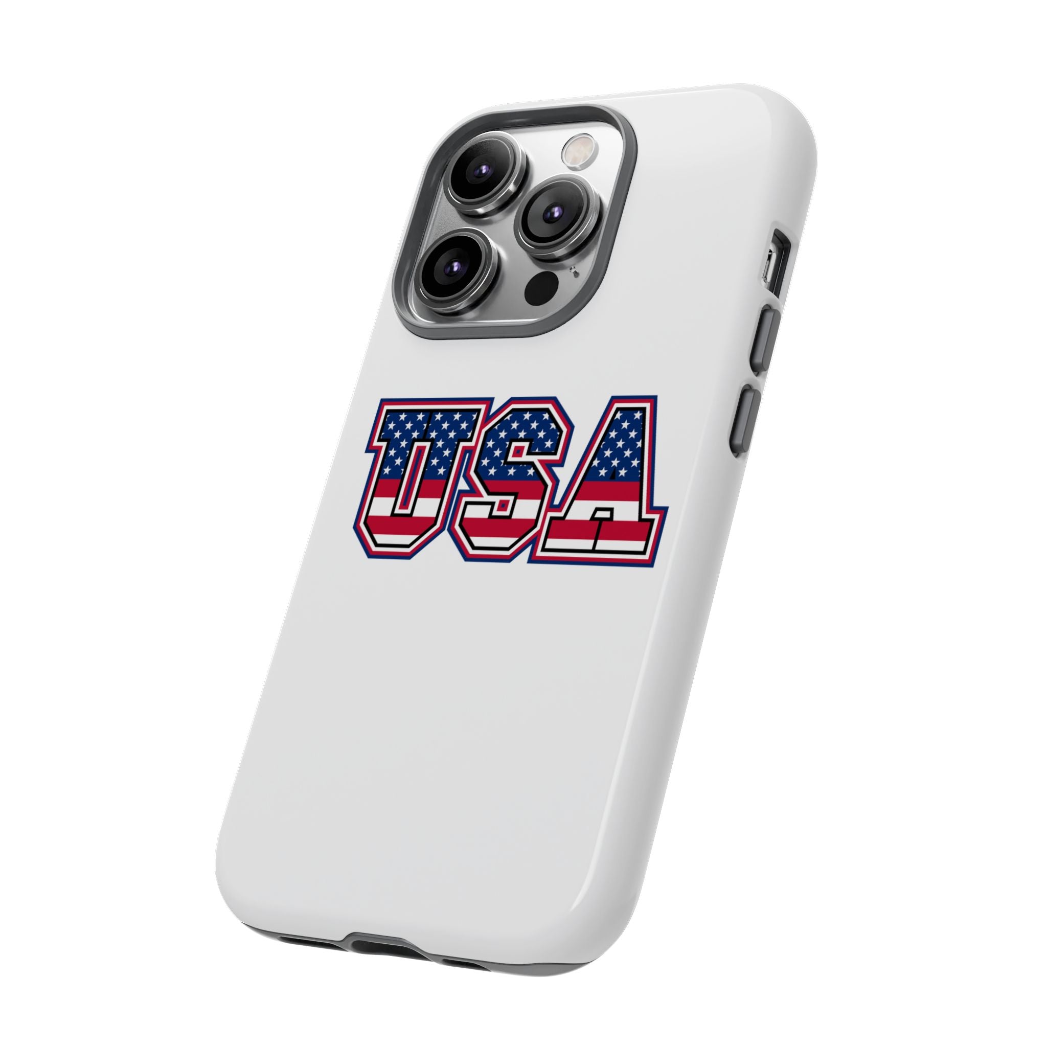 USA Flag Tough Phone Case, Patriotic Phone Cover, Independence Day Gift, Home Decor, American Spirit, Ideal for USA Lovers