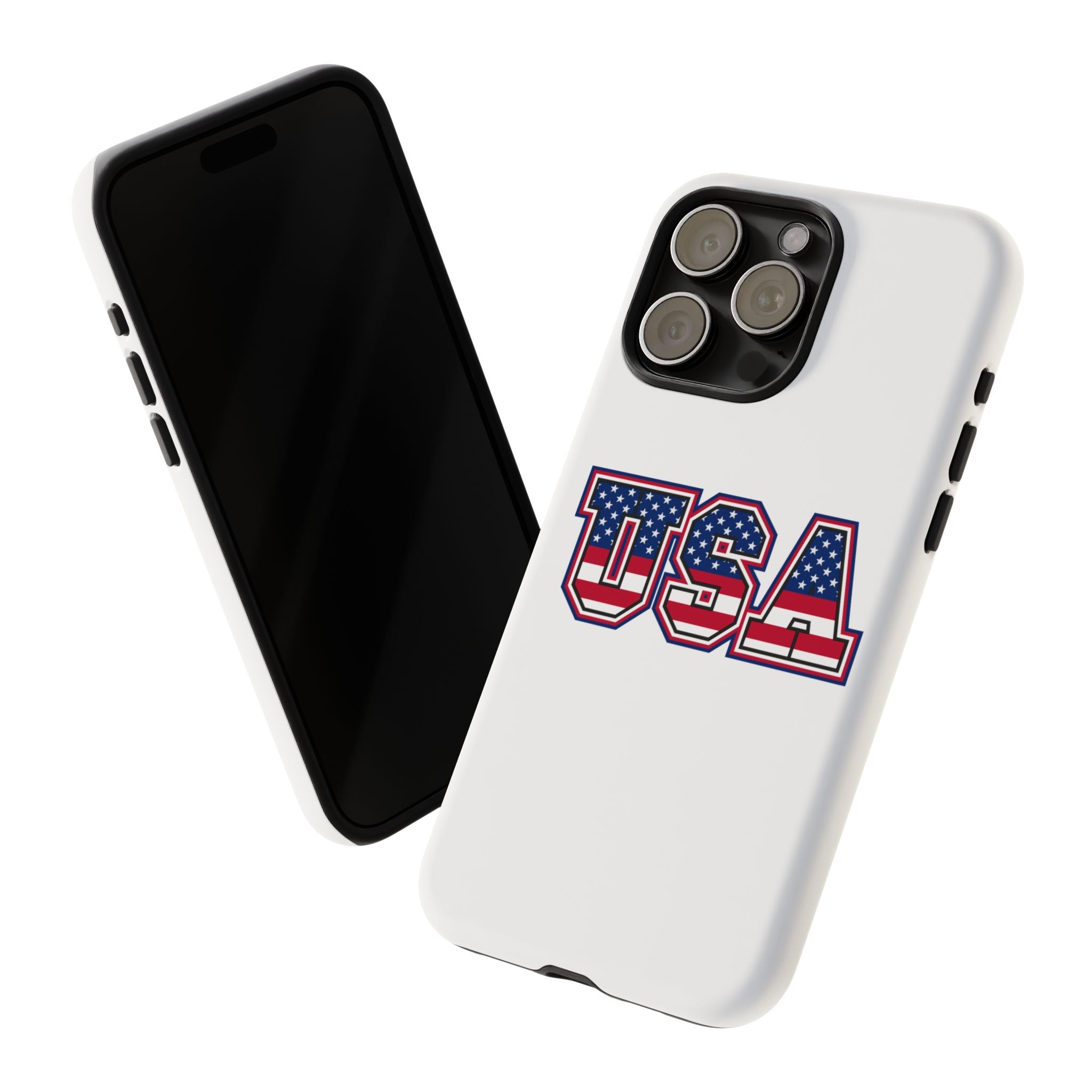 USA Flag Tough Phone Case, Patriotic Phone Cover, Independence Day Gift, Home Decor, American Spirit, Ideal for USA Lovers