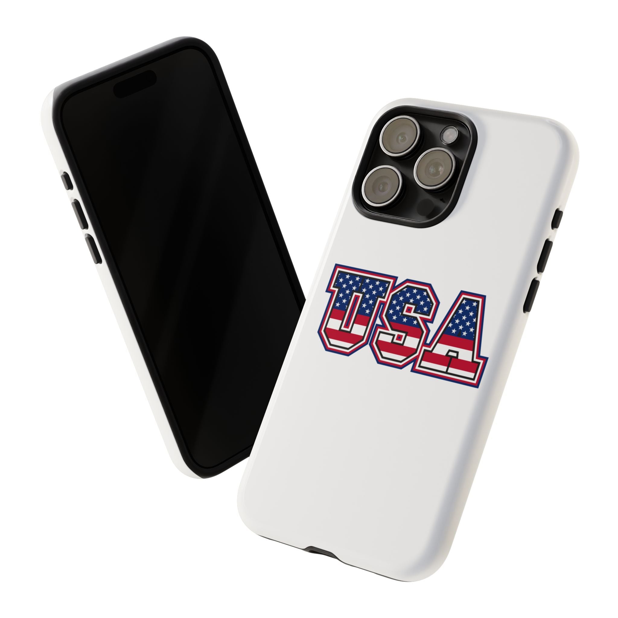 USA Flag Tough Phone Case, Patriotic Phone Cover, Independence Day Gift, Home Decor, American Spirit, Ideal for USA Lovers
