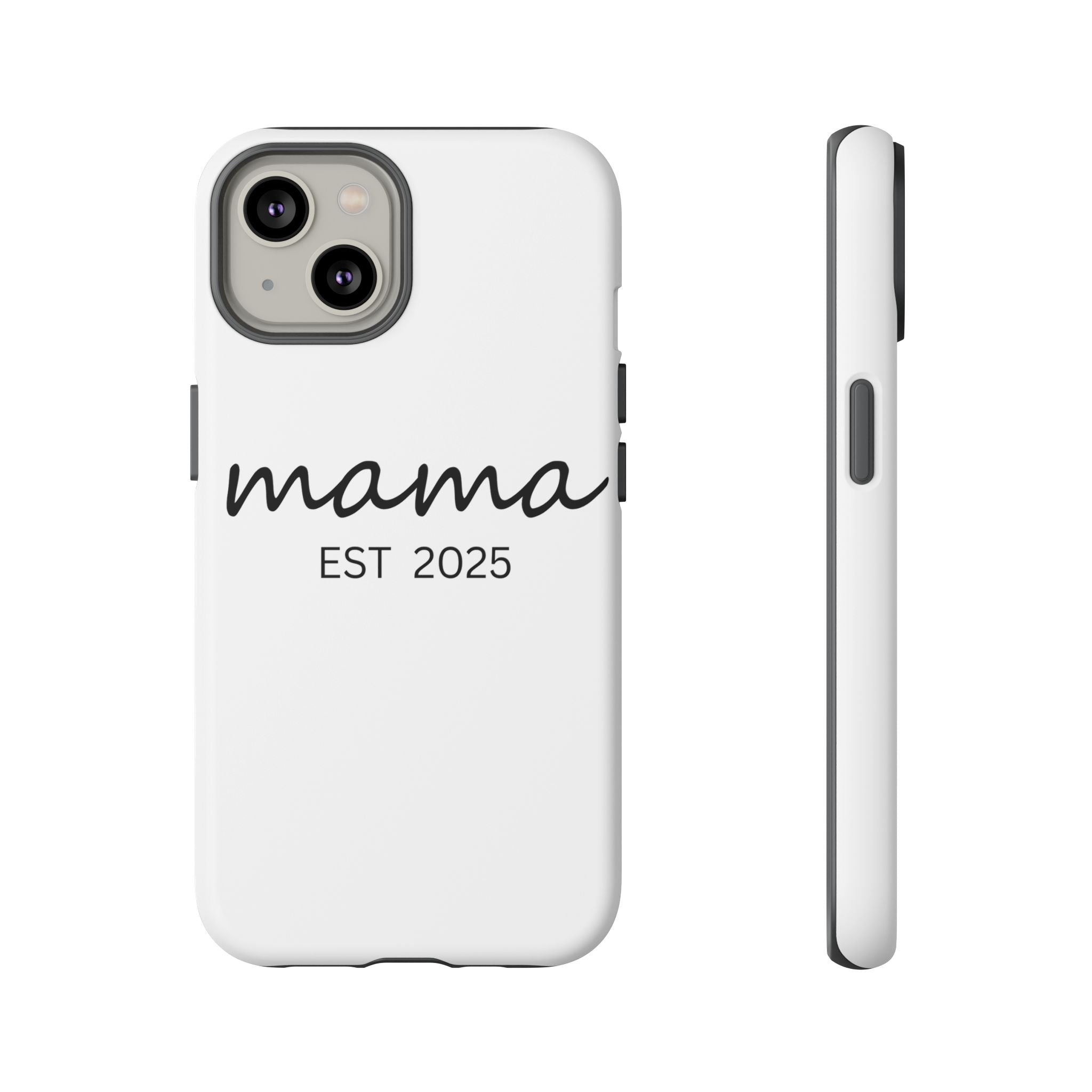 Personalized Mama Phone Case, Gift for New Moms, Custom iPhone Cover, Baby Shower Gift, Est 2025 Case