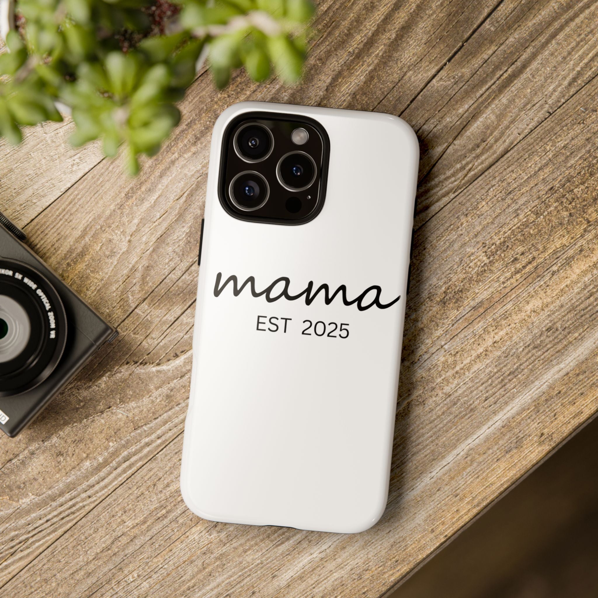 Personalized Mama Phone Case, Gift for New Moms, Custom iPhone Cover, Baby Shower Gift, Est 2025 Case