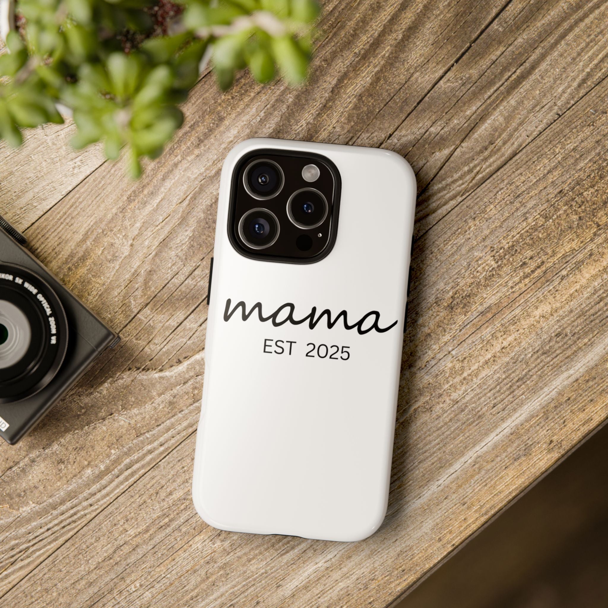 Personalized Mama Phone Case, Gift for New Moms, Custom iPhone Cover, Baby Shower Gift, Est 2025 Case