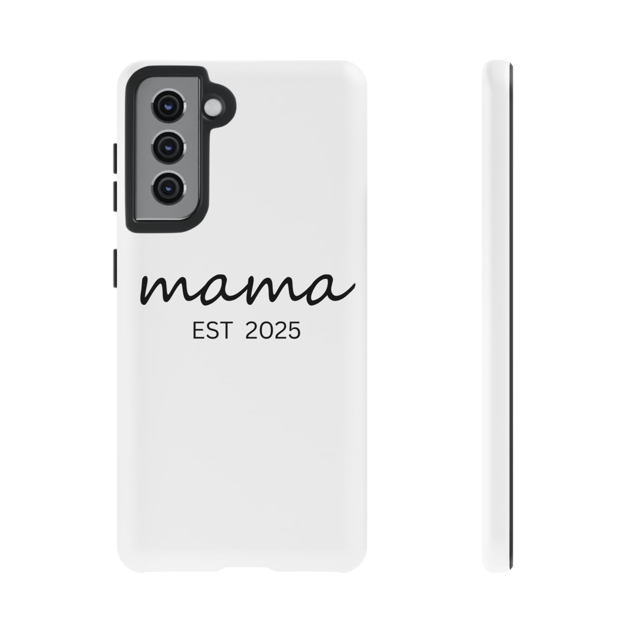 Personalized Mama Phone Case, Gift for New Moms, Custom iPhone Cover, Baby Shower Gift, Est 2025 Case