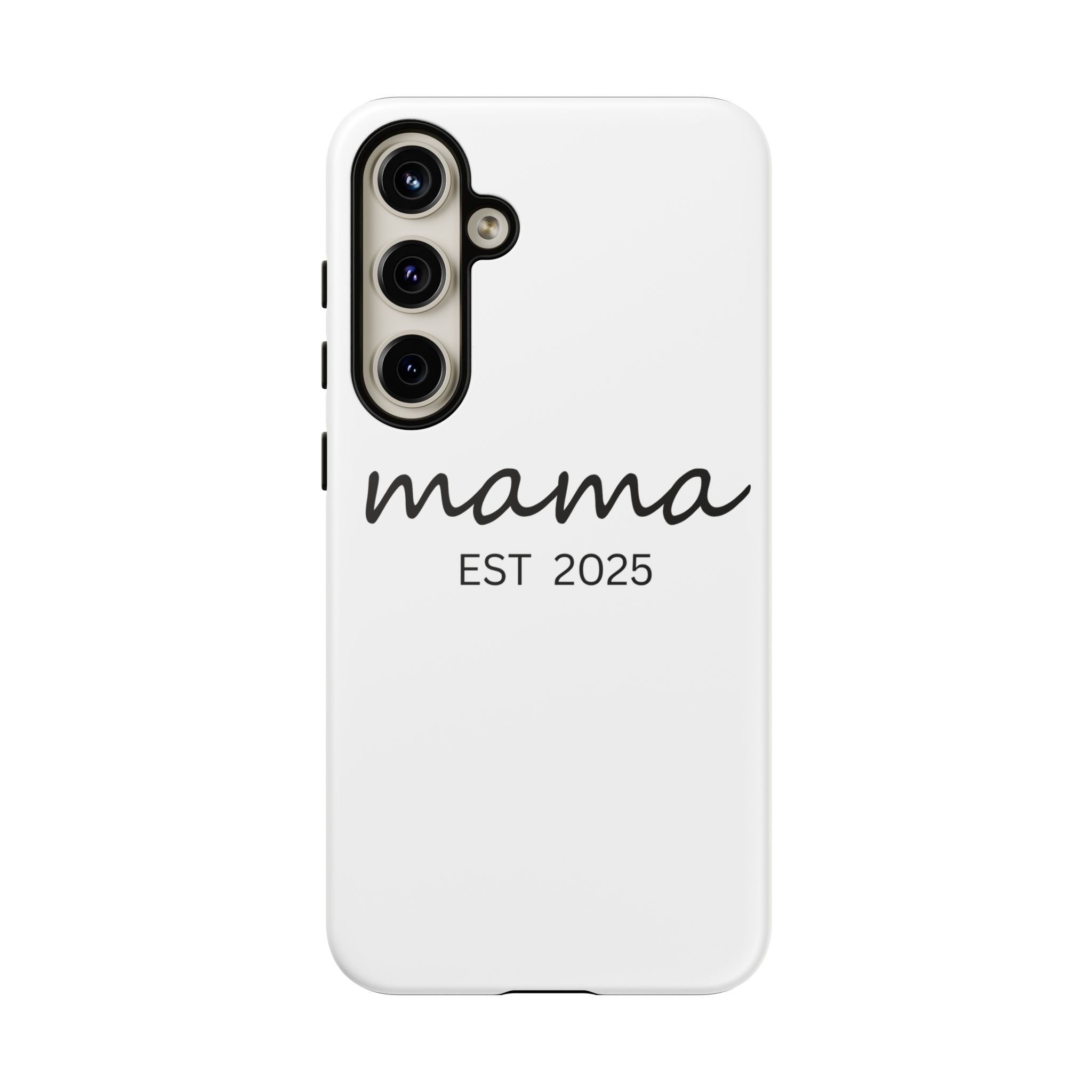 Personalized Mama Phone Case, Gift for New Moms, Custom iPhone Cover, Baby Shower Gift, Est 2025 Case