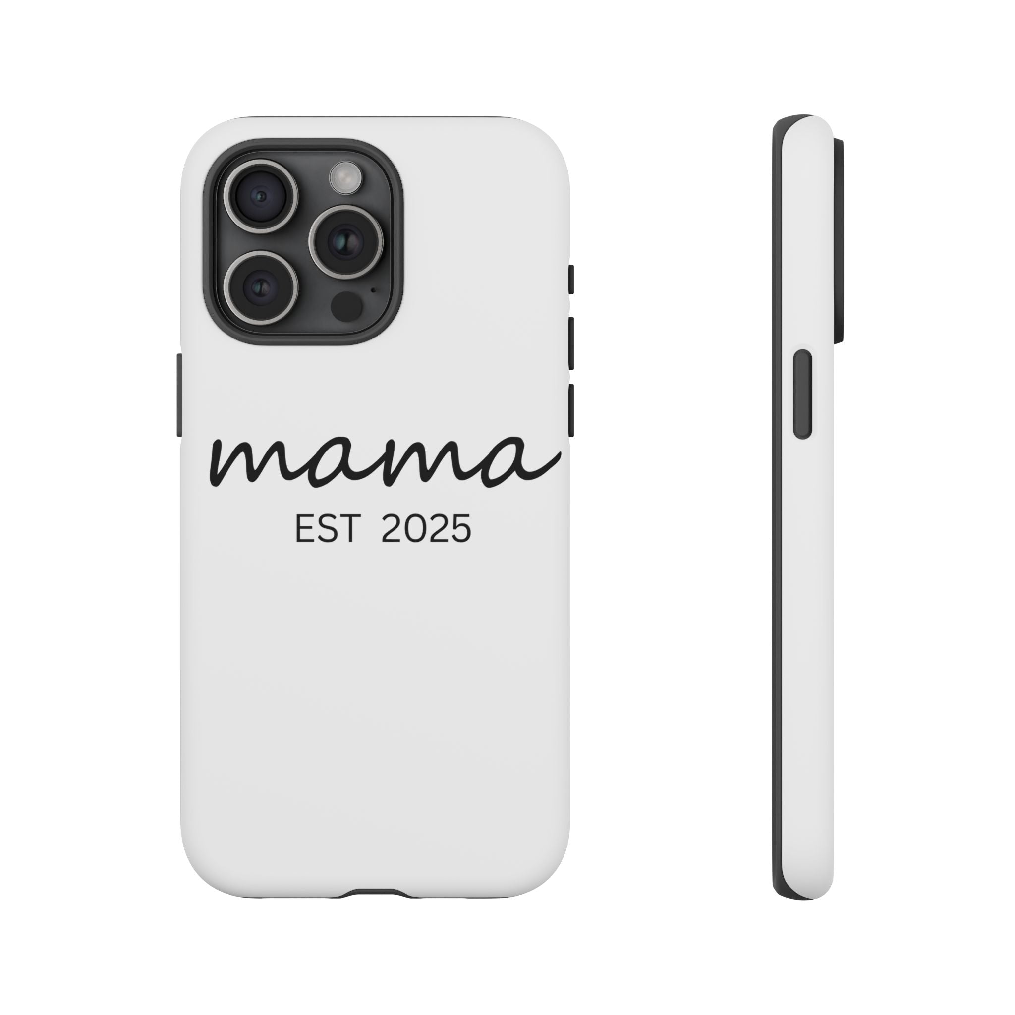 Personalized Mama Phone Case, Gift for New Moms, Custom iPhone Cover, Baby Shower Gift, Est 2025 Case