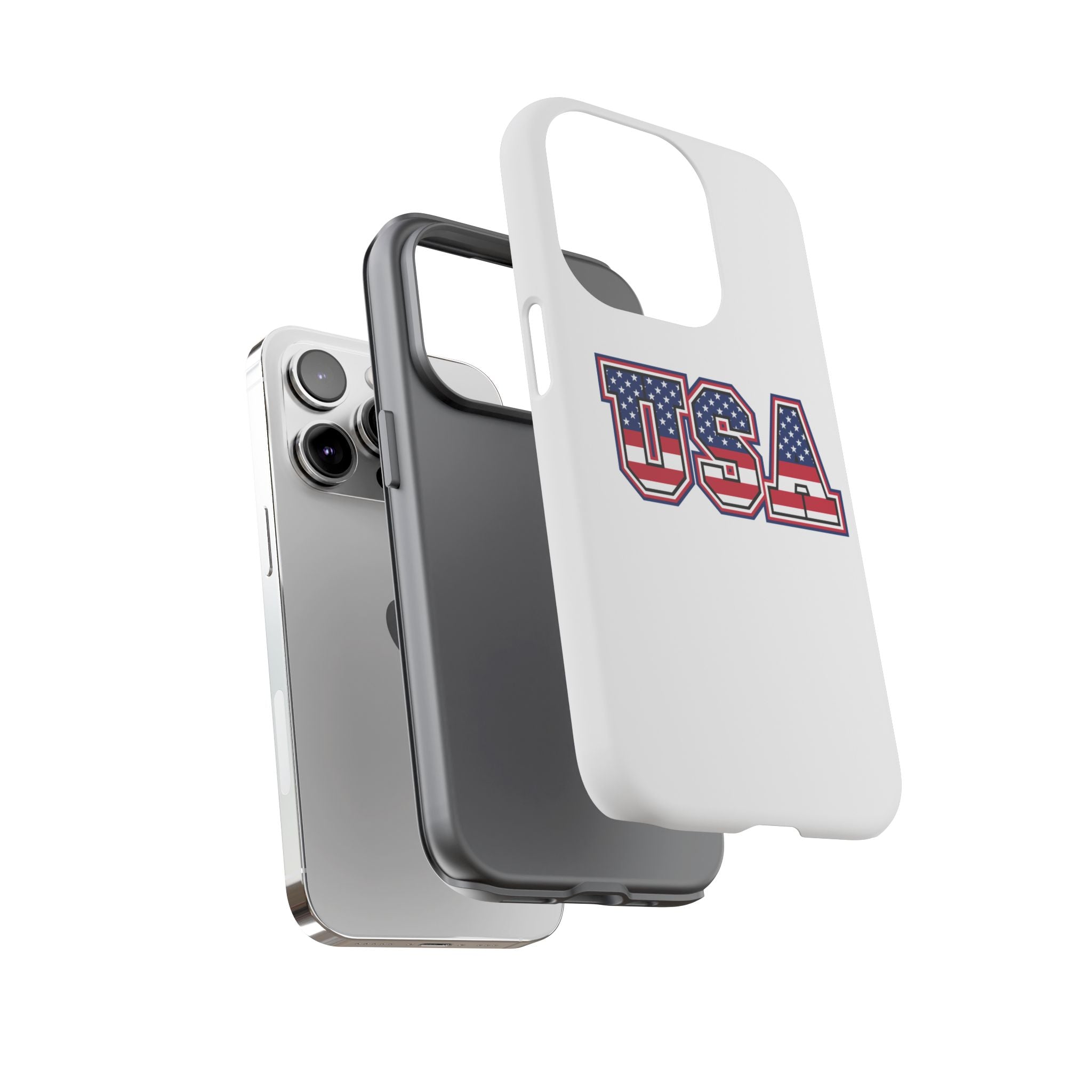 USA Flag Tough Phone Case, Patriotic Phone Cover, Independence Day Gift, Home Decor, American Spirit, Ideal for USA Lovers