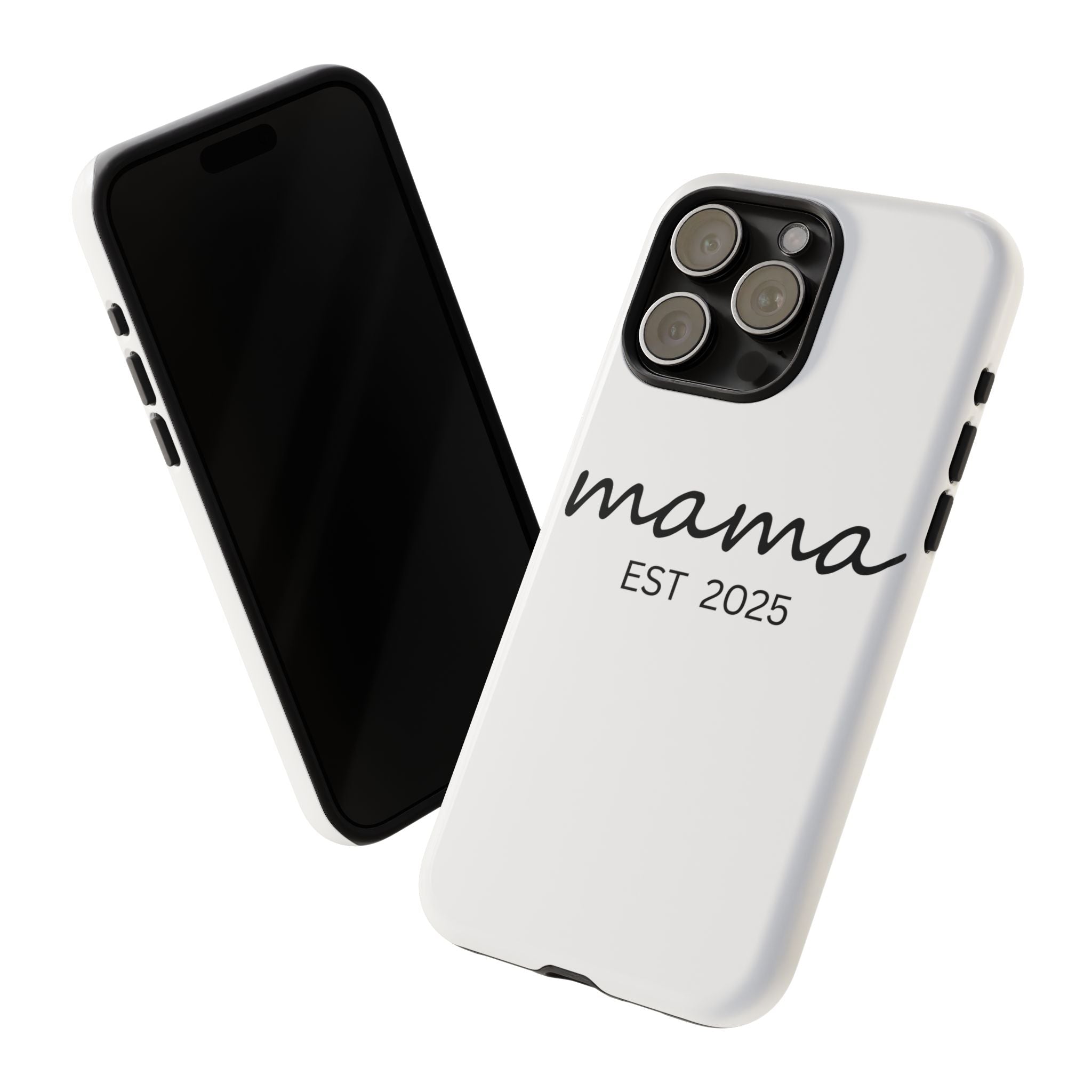 Personalized Mama Phone Case, Gift for New Moms, Custom iPhone Cover, Baby Shower Gift, Est 2025 Case