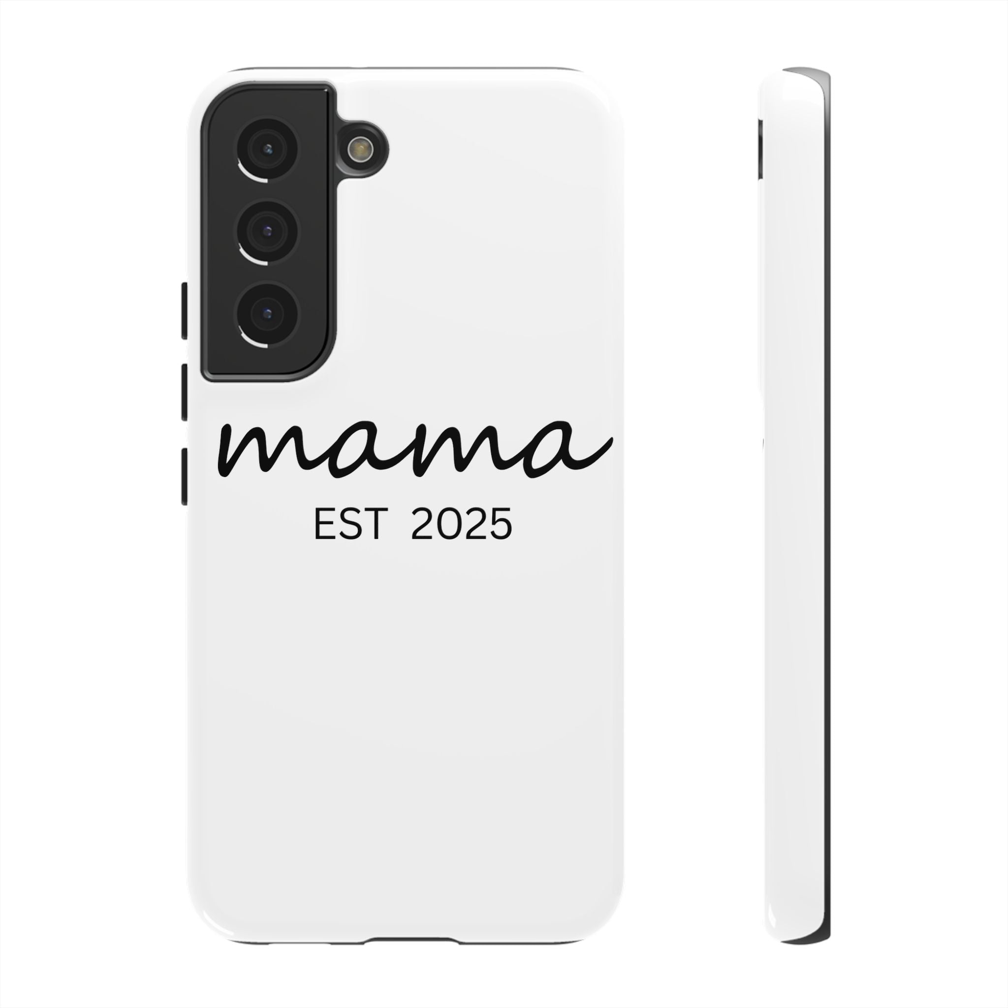Personalized Mama Phone Case, Gift for New Moms, Custom iPhone Cover, Baby Shower Gift, Est 2025 Case