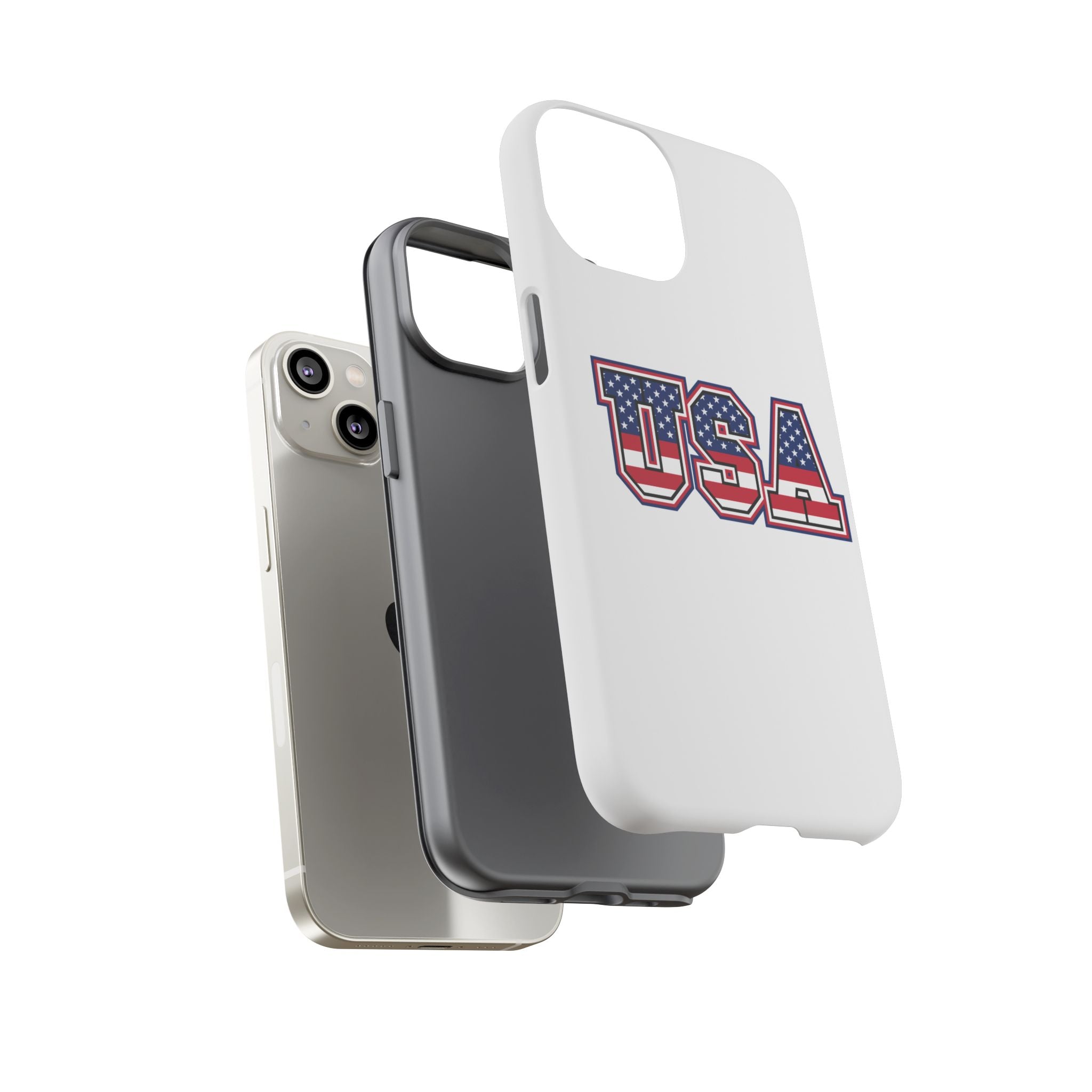 USA Flag Tough Phone Case, Patriotic Phone Cover, Independence Day Gift, Home Decor, American Spirit, Ideal for USA Lovers
