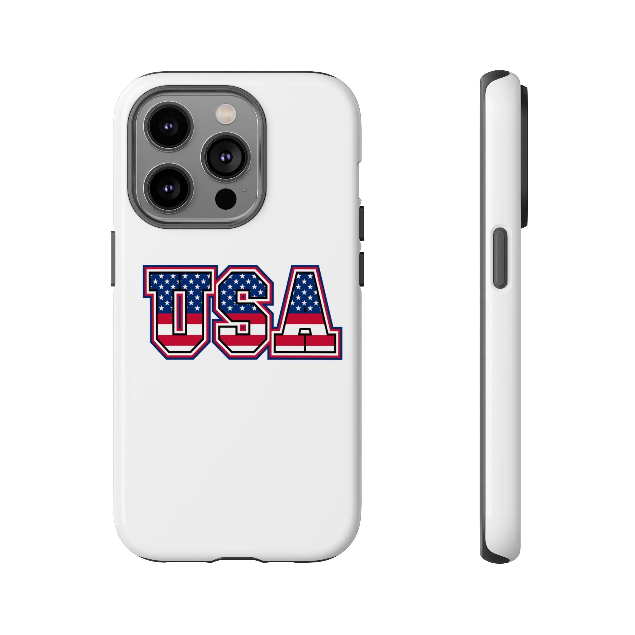 USA Flag Tough Phone Case, Patriotic Phone Cover, Independence Day Gift, Home Decor, American Spirit, Ideal for USA Lovers