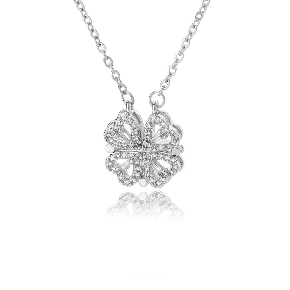 Four Leaf Clover Necklace For Women.