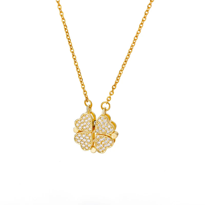 Four Leaf Clover Necklace For Women.