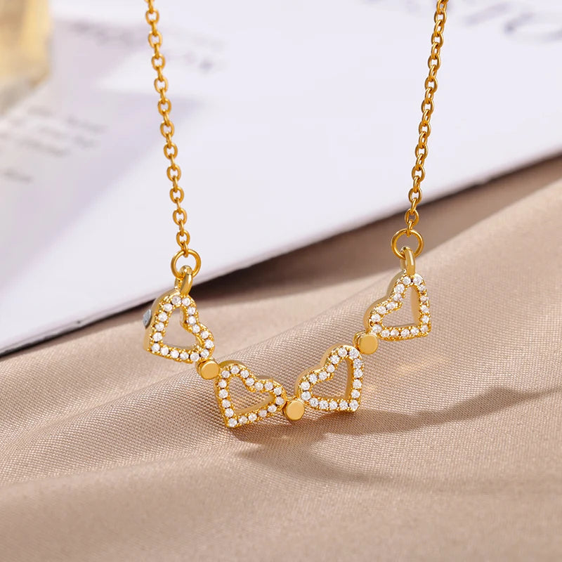 Four Leaf Clover Necklace For Women.