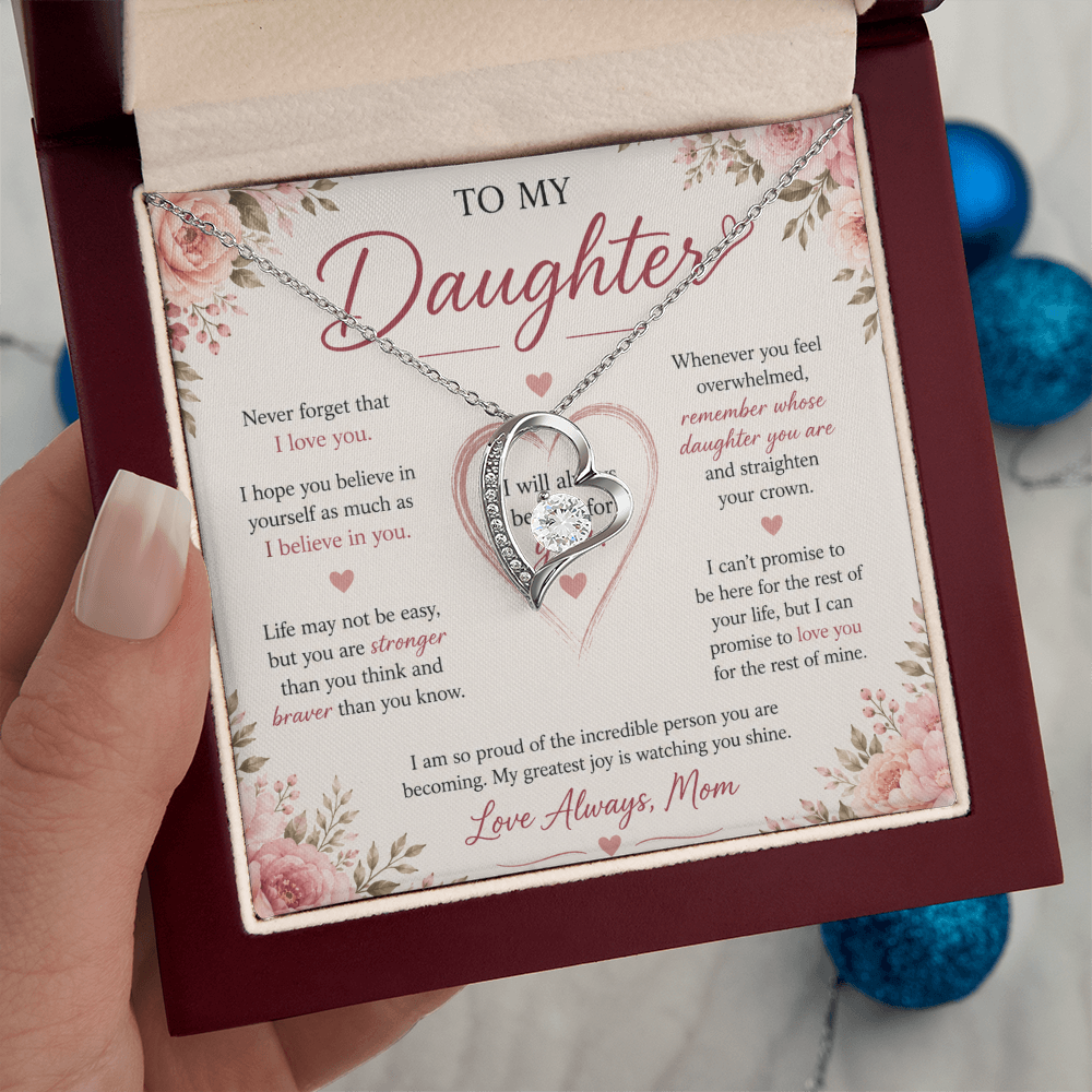 "To My Daughter" Forever Love Necklace