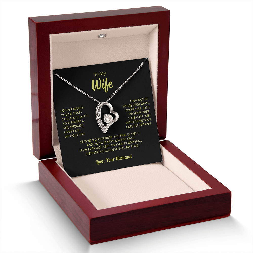 To My Wife From Husband Forever Love Necklace β Heartfelt Gift