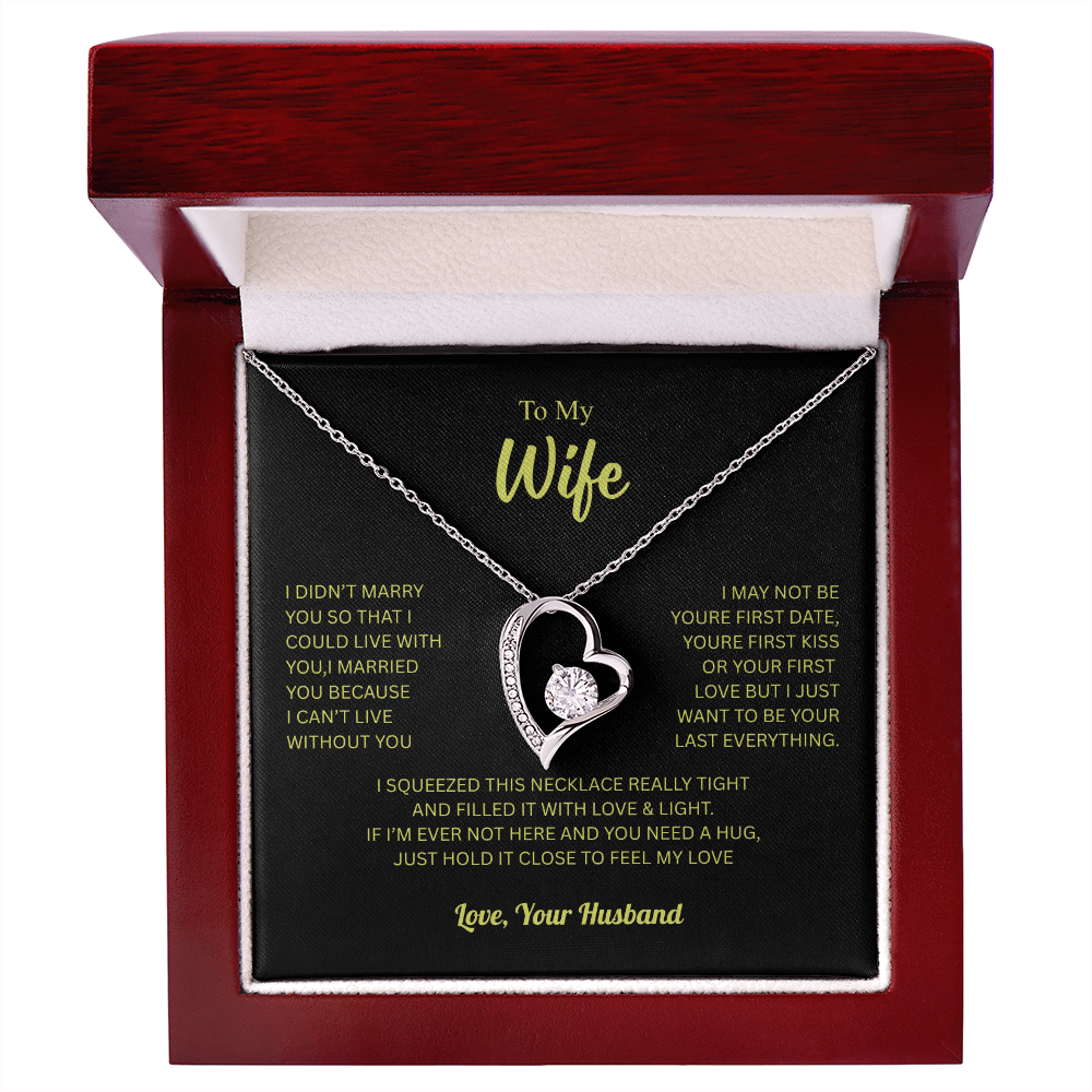 To My Wife From Husband Forever Love Necklace β Heartfelt Gift