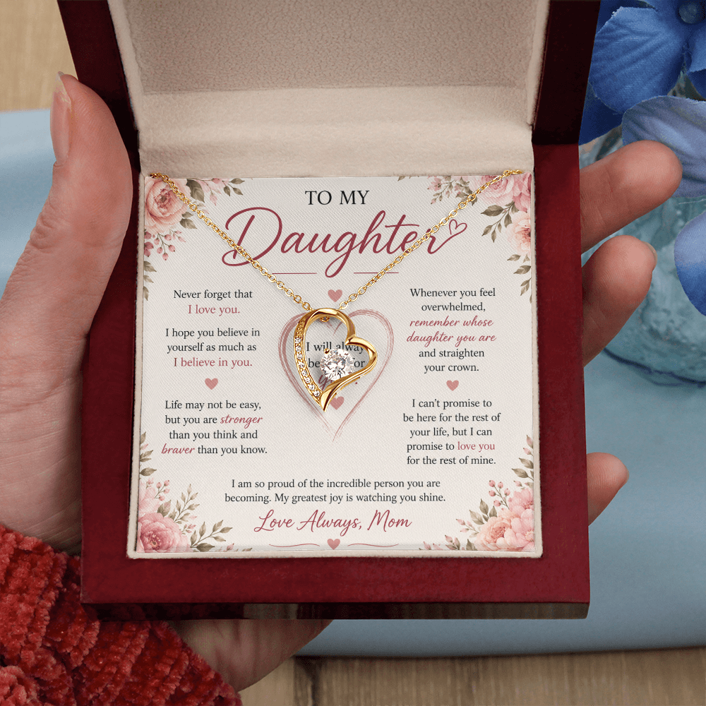 "To My Daughter" Forever Love Necklace