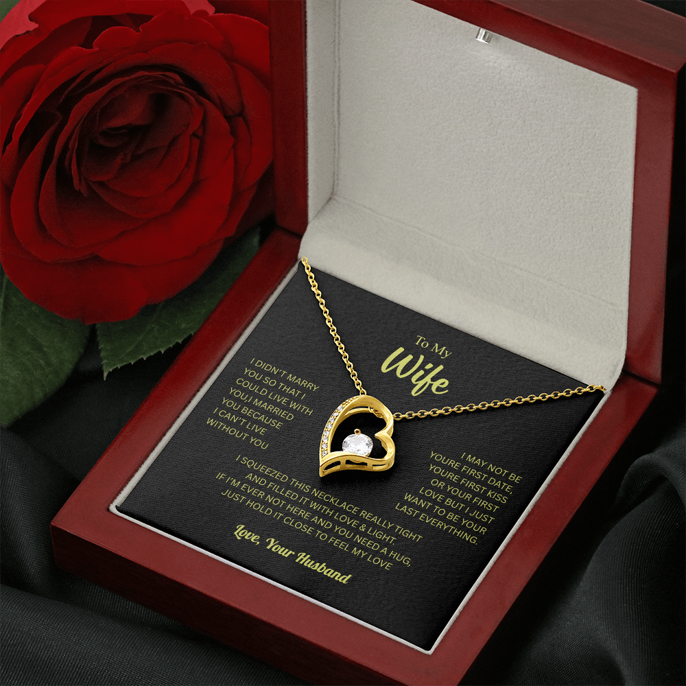 To My Wife From Husband Forever Love Necklace β Heartfelt Gift
