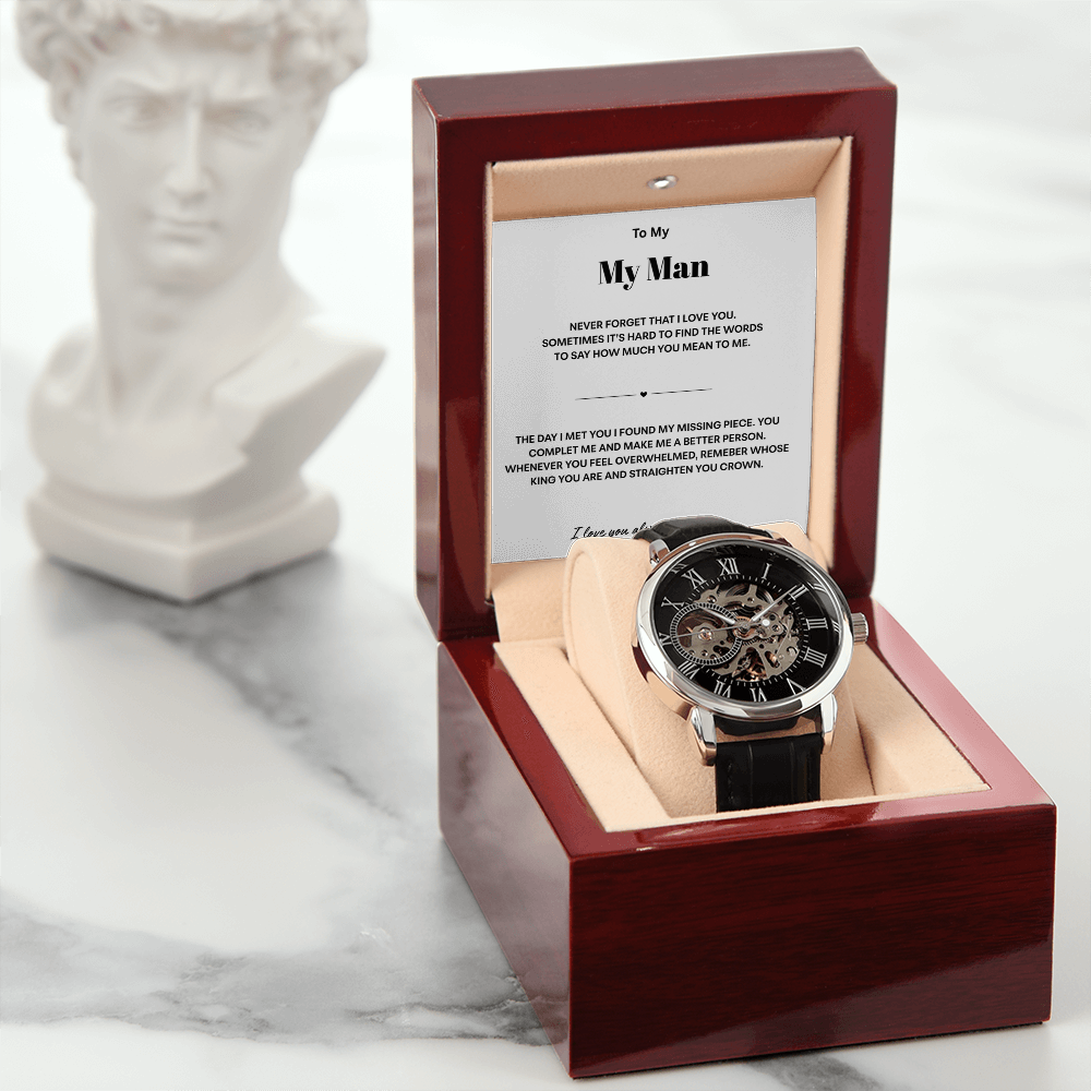 To My Man Watch Gift