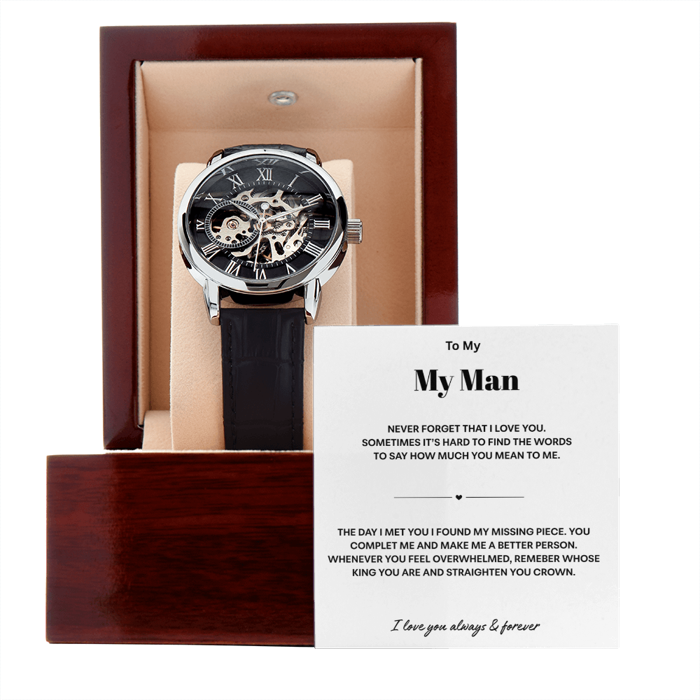 To My Man Watch Gift