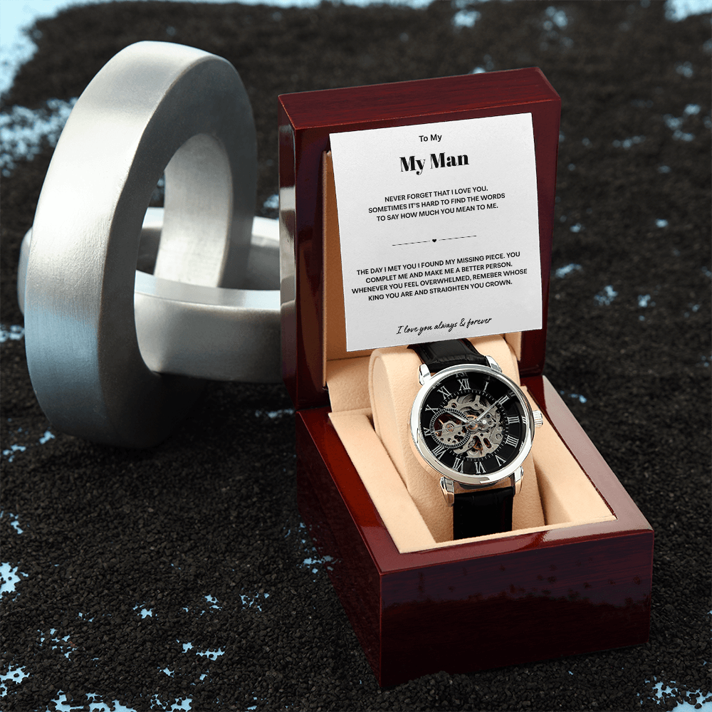 To My Man Watch Gift