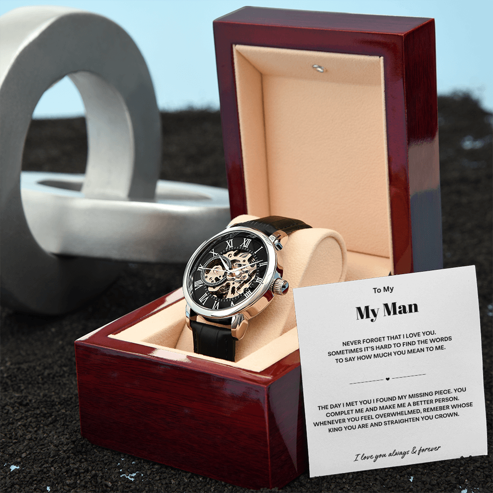 To My Man Watch Gift