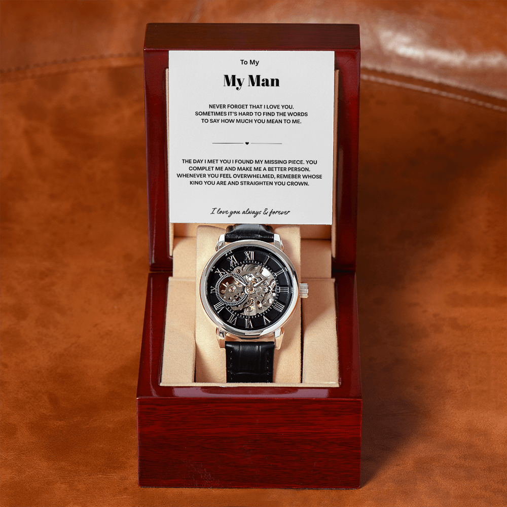 To My Man Watch Gift
