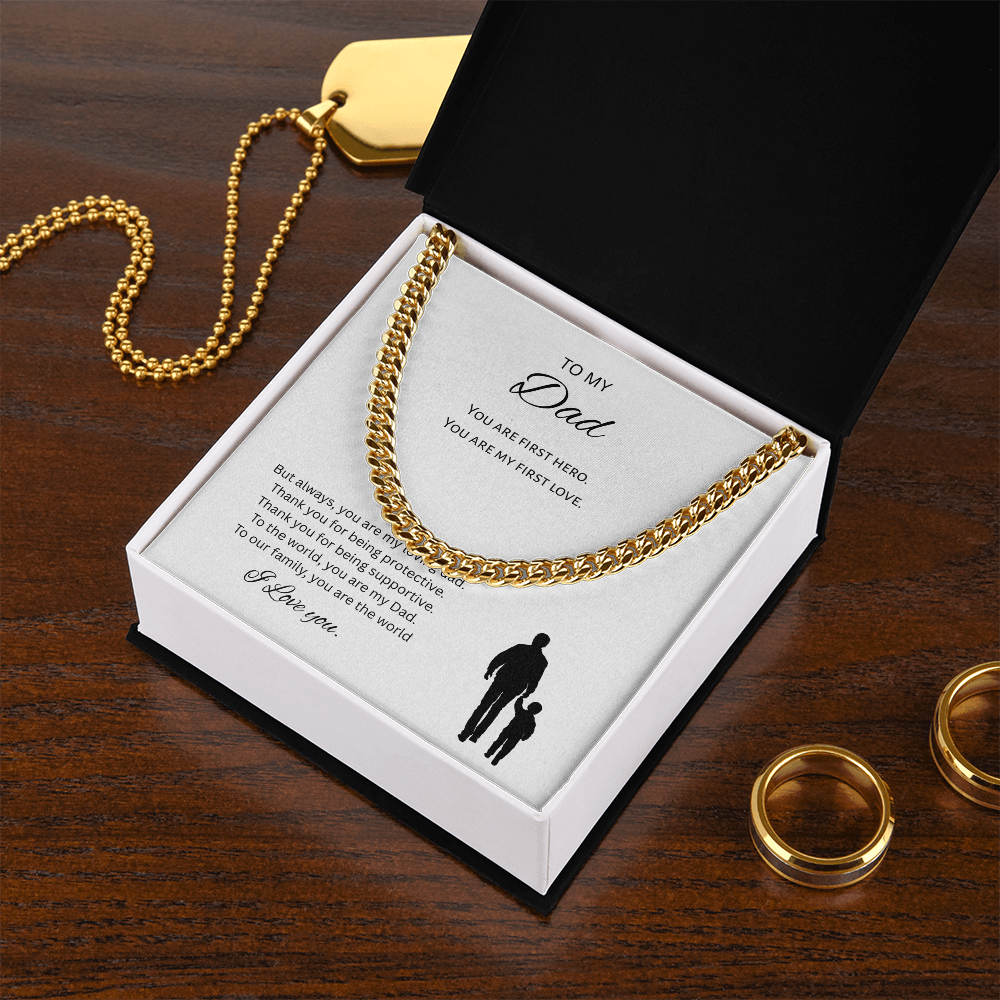To My Dad Gift Necklace