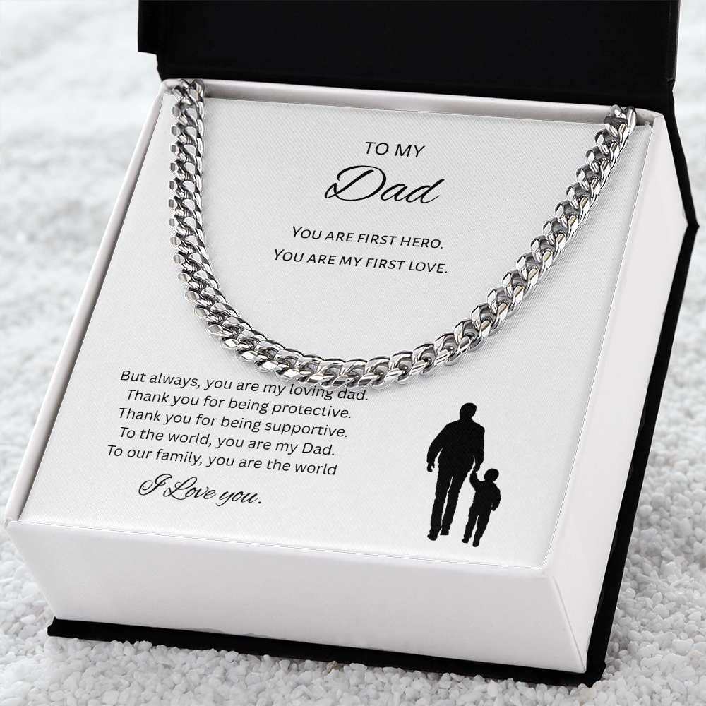 To My Dad Gift Necklace