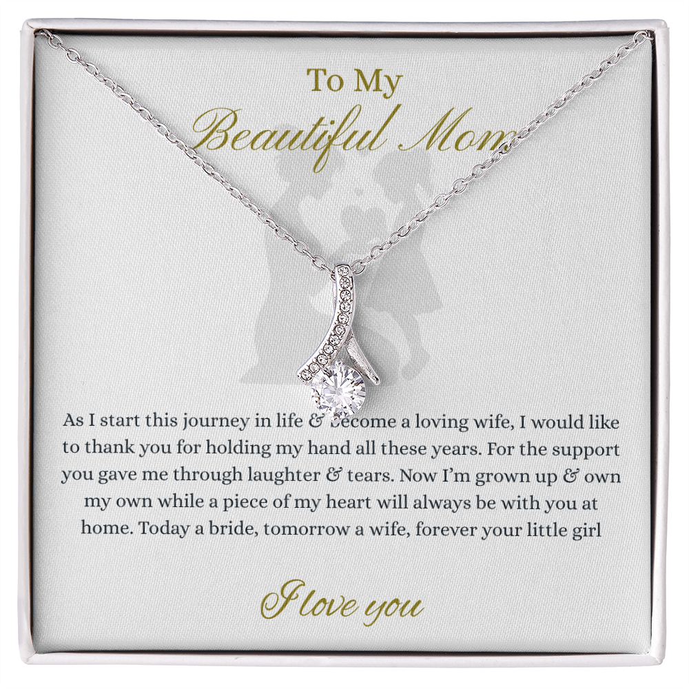 From Daughter to Mom necklace