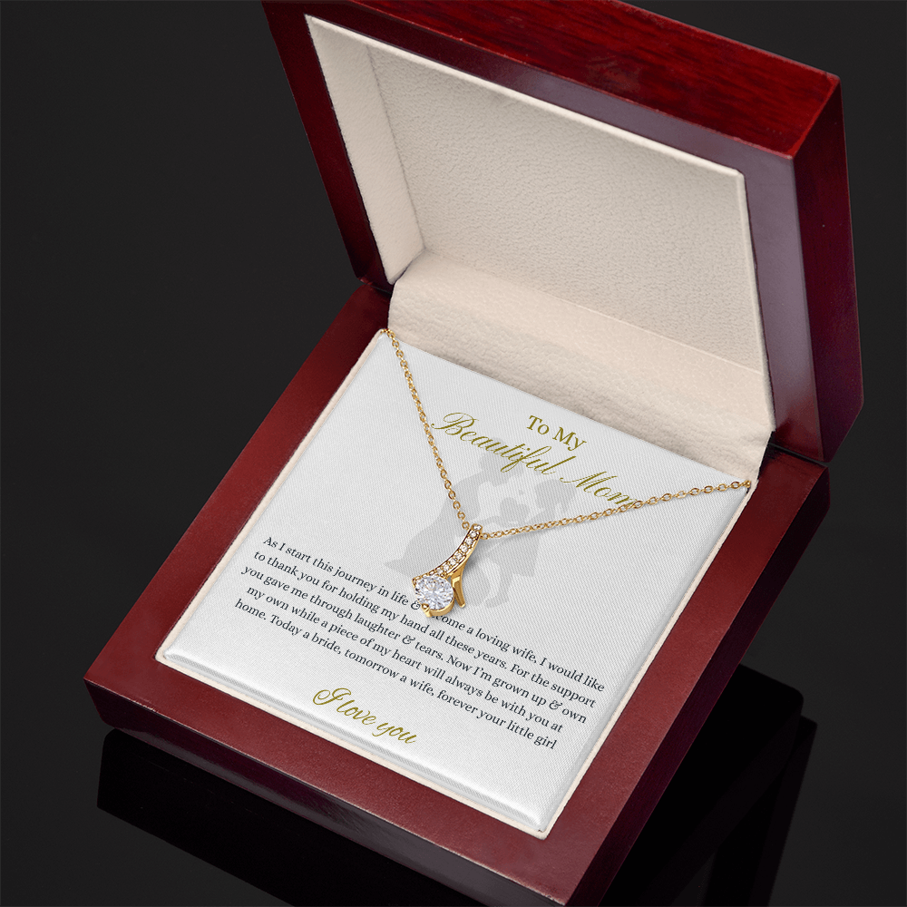 From Daughter to Mom necklace