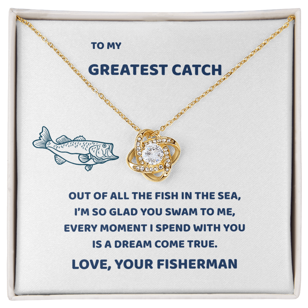 love knot necklace gift