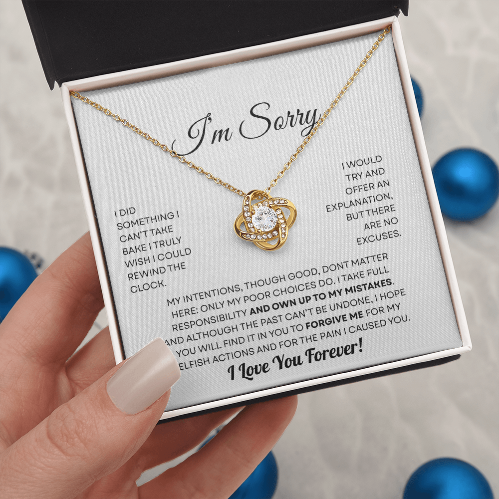 I'm Sorry necklace