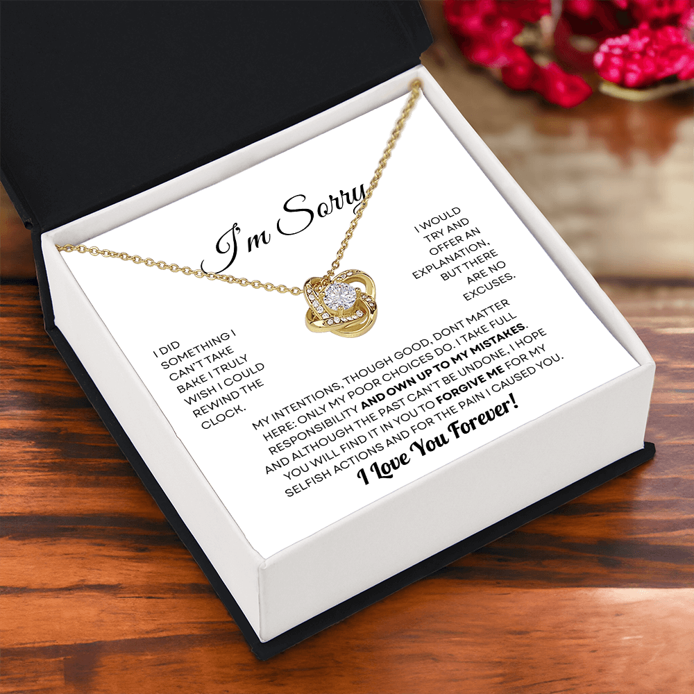 I'm Sorry necklace