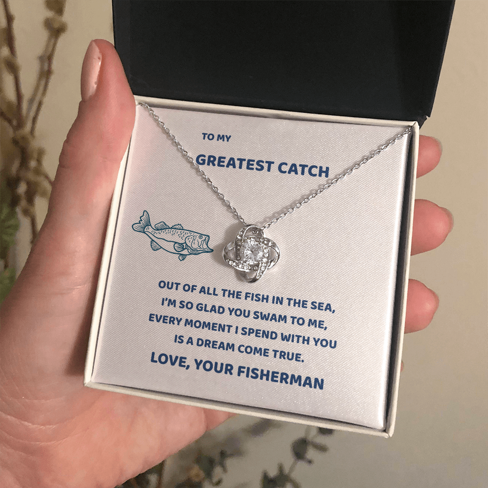 love knot necklace gift