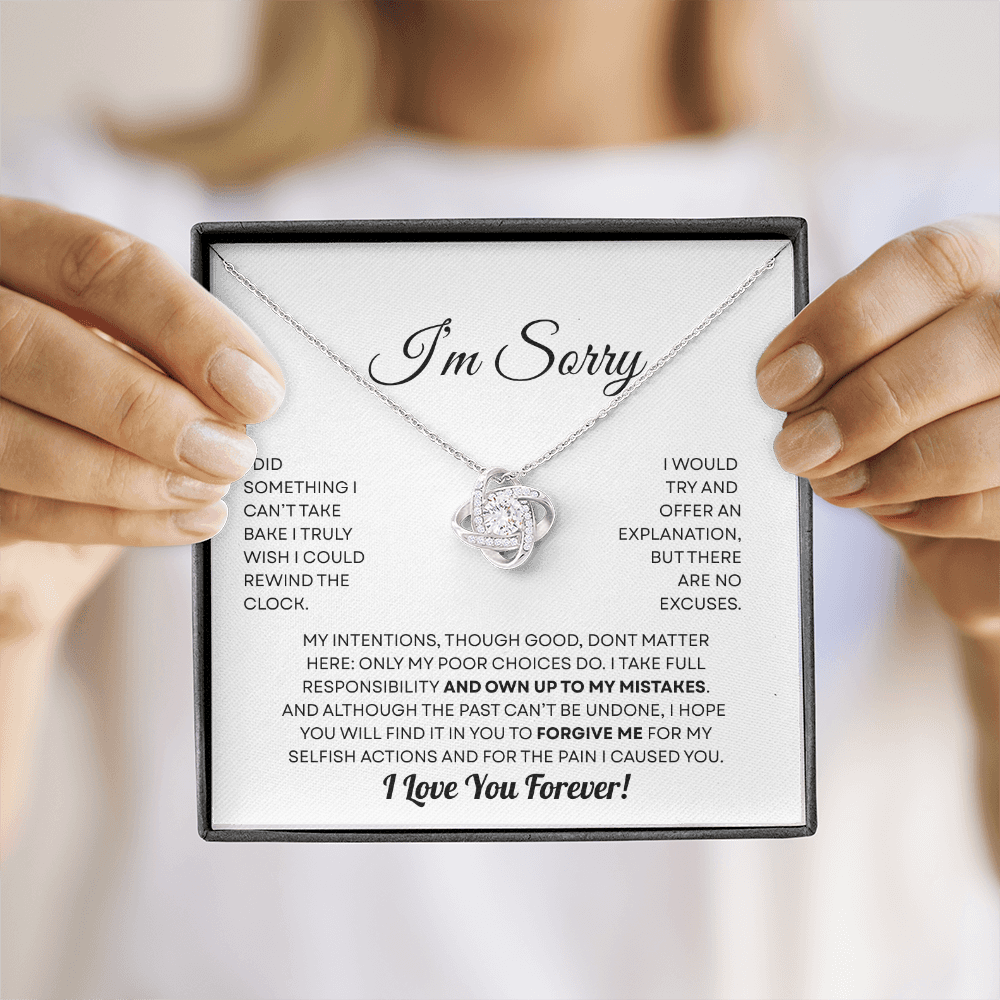 I'm Sorry necklace