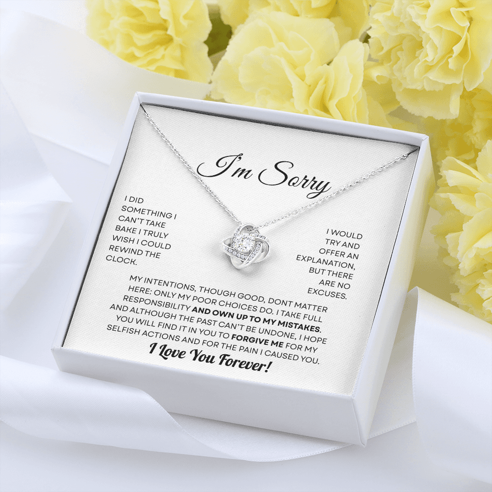 I'm Sorry necklace