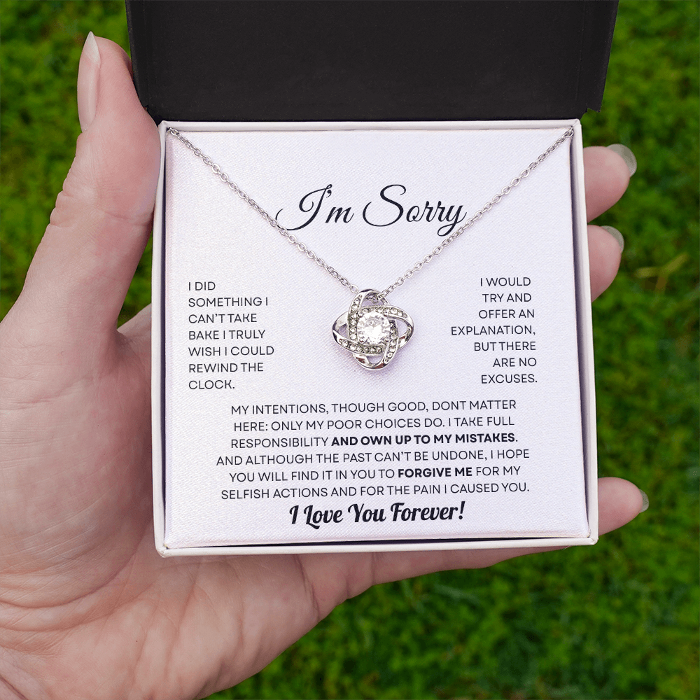 I'm Sorry necklace