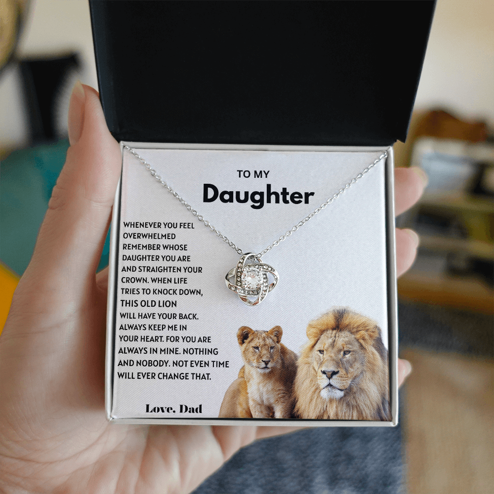To My Daughter From Dad Necklace