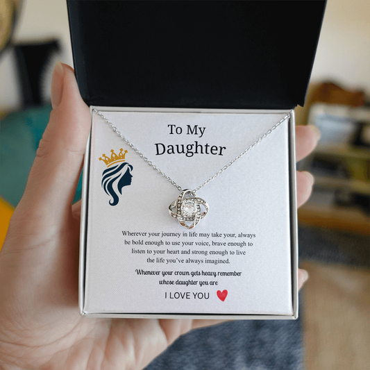 To My Daughter Necklace