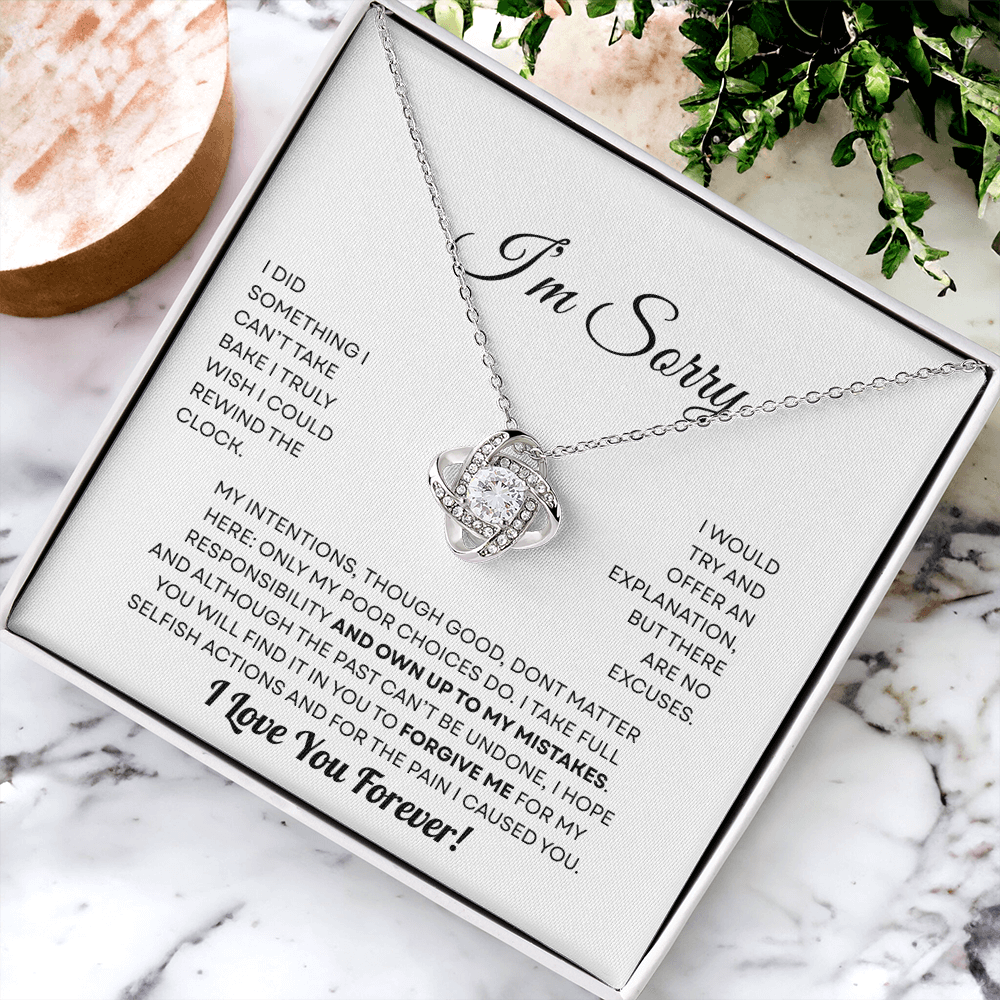 I'm Sorry necklace