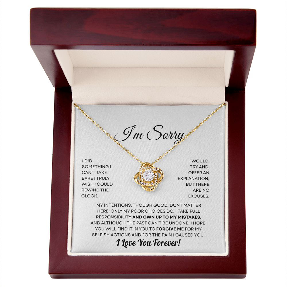 I'm Sorry necklace